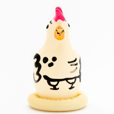 Condomerie Handpainted Cocky Rooster - image 5