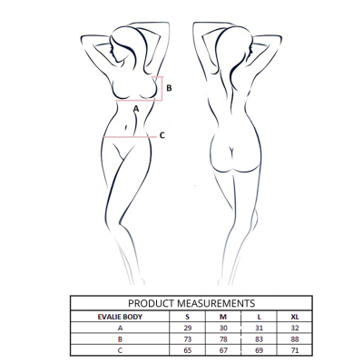 PASSION Lace Bodysuit Red L - image 4