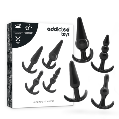 Addicted Toys Set of 4 Anal Plugs Mixed Sizes - image 2