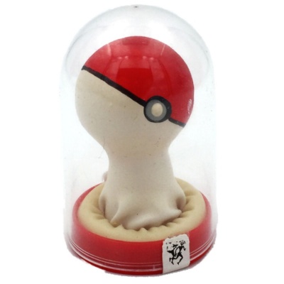 Condomerie Handpainted Pokeball Red-white - image 1