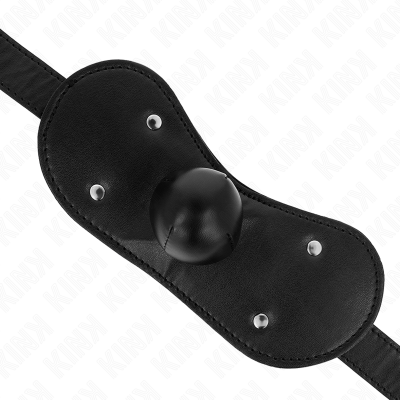 Kink Ball Gag Mouth Mask, Lock, Adjustable 42-60cm - image 4
