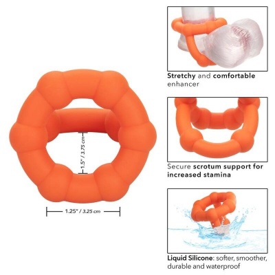 Calexotics Alpha All Star Ring Orange - image 3