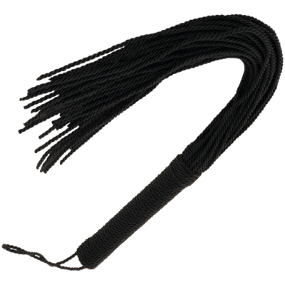 Black Bondage Whip 50cm - image 1