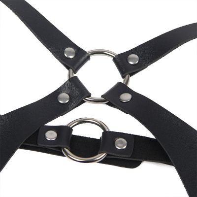 Subblime Leather Full Body Harness Buckles - image 5