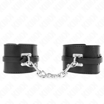 Kink Deluxe Locking Wrist Restraints Black 14.5-21CM - image 2