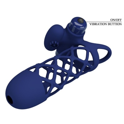 Pretty Love Giann Vibrator Ring with Silicone Sheath - image 5
