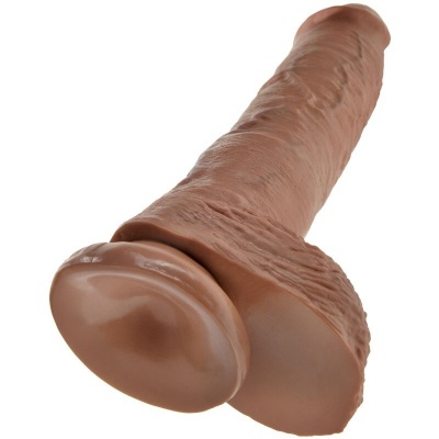 King Cock Realistic Penis with Balls 19.8cm Caramel - image 4