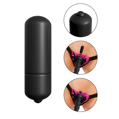 Fetish Fantasy Series Vibrating Strap-On Purple - image 5