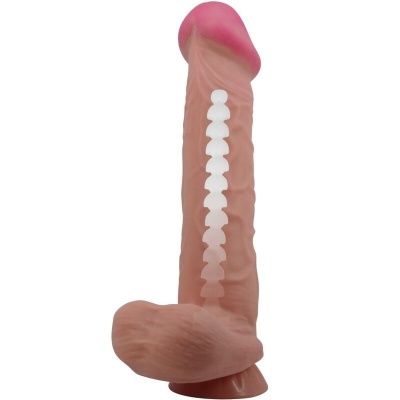 Pretty Love Sliding Skin Dildo Brown 26 CM - image 5