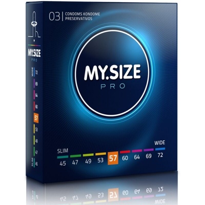My Size Pro Condoms 57 mm 3 Pack