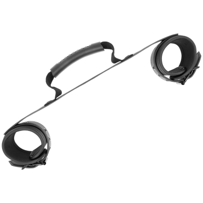 Fetish Submissive Handcuffs with Handle - image 5