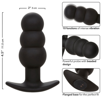 CalExotics Rock Bottom Beaded Anal Plug - image 7