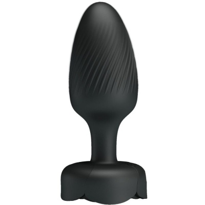 Pretty Love Olman LED Anal Plug Black 8.8CM - image 4