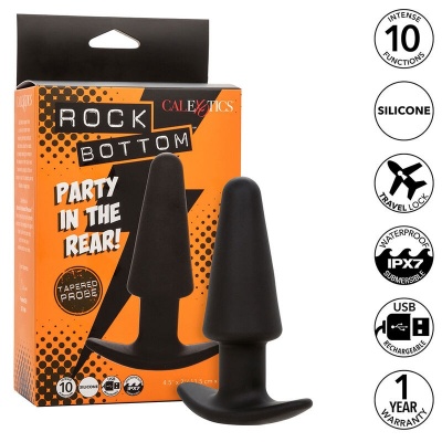 CalExotics Rock Bottom Tapered Anal Plug - image 2