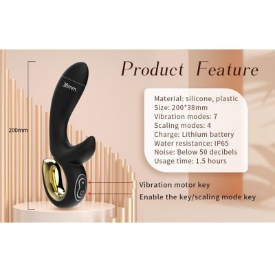 Nalone Lulu Rabbit Vibrator - Black - image 4