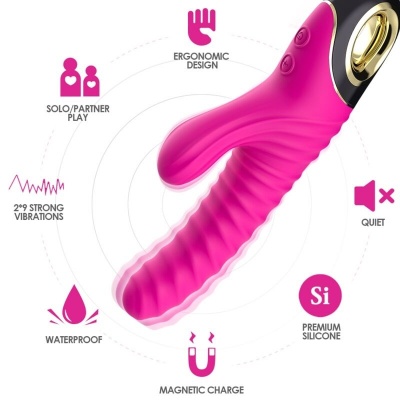 Armony Eternity Vibrator Silicone Fuchsia - image 3