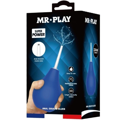 Mr Play Anal Douche Super Power Light Blue - image 7