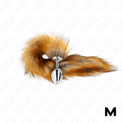 Kink Anal Plug M 8x3.5cm Synthetic Tail 40cm Brown - image 2