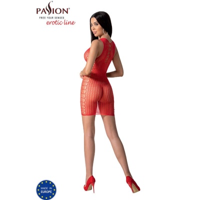 Passion BS097 Bodystocking Red One Size - image 4