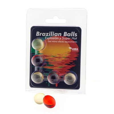 Taloka 5 Brazilian Balls Super Hot Effect Exciting Gel Taloka 5 Brazilian Balls Super Hot Effect Exciting Gel