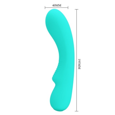 Pretty Love Prescott Rechargeable Vibrator Aqua Green - image 5
