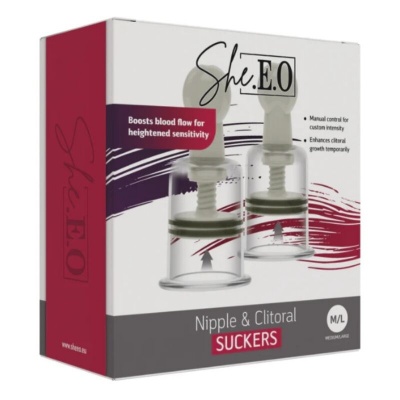 She.E.O Nipple & Clitoral Suction Cups - M/L - image 5
