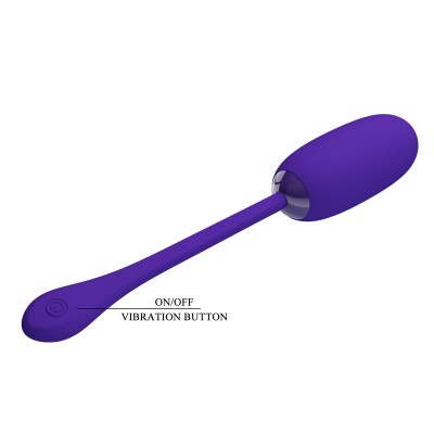 Pretty Love — Julius Waterproof-Rechargeable Vibrating Egg Purple - image 8