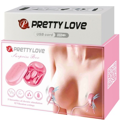 Pretty Love Electrostimulation Nipple Clamps Pink - image 8