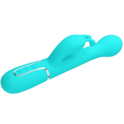 Pretty Love Dejon Rabbit Vibrator 3-in-1 Aqua Green - image 6
