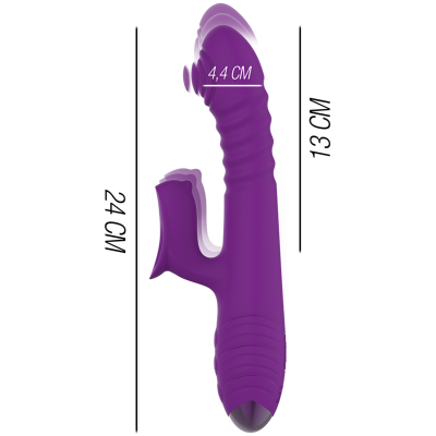 Intense Iggy Multifunction Vibrator Up Down Purple - image 3