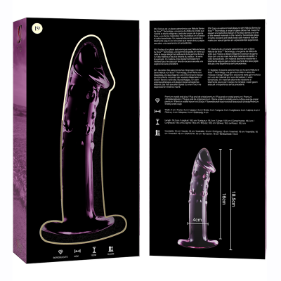 Nebula Series Model 19 Pink Glass Dildo 18.5cm - image 6