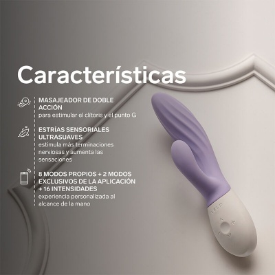 LELO INA Twist Rabbit Vibrator Lavender - image 10