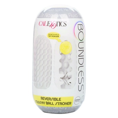 Calexotics Boundless Reversible Squishy Ball Stroker Grey - image 3