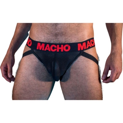 Macho MX26X2 Black Red Semi-Transparent Jock M