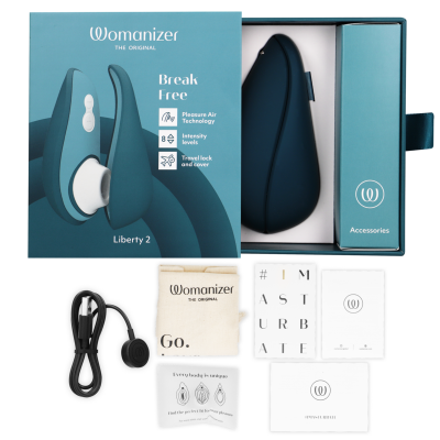 Womanizer Liberty 2 Clitoral Stimulator Blue - image 6