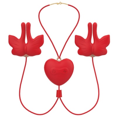 Armony Magnetic Nipple Clamps Butterfly Red - image 3