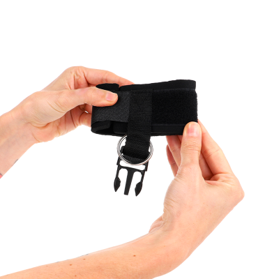 Kink Neoprene Hook & Loop Restraints Black 22-34CM - image 4