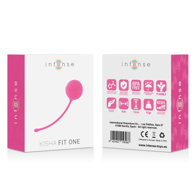 Intense Kisha Fit One Fuchsia Silicone Kegel Ball - image 3