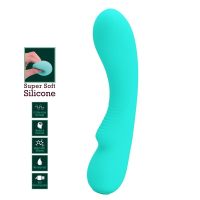Pretty Love Prescott Rechargeable Vibrator Aqua Green - image 7