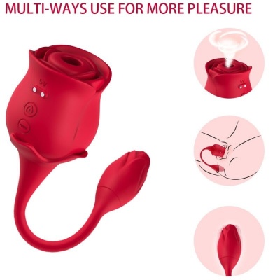 Armony Pink Clitoral Suction and Vibrator Red - image 5