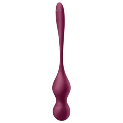 Satisfyer Love Birds Vary Wine Red Kegel Balls - image 3