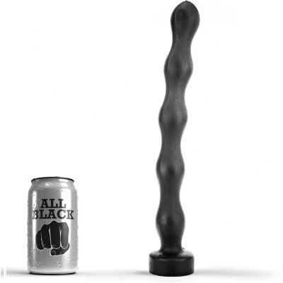 All Black Anal Plug Ball 32 CM