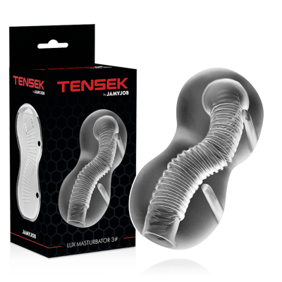 Jamyjob Extreme Tensek 3 Masturbator, Clear - image 2