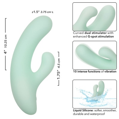 Calexotics Pacifica Fiji G-Spot Vibrator Aqua - image 7