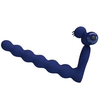 Pretty Love Ajmal Vibrating Ring with Plug Blue - image 2