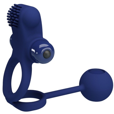 Pretty Love Remington Double Ring with Plug Blue