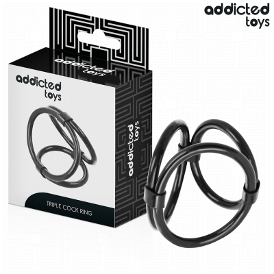 Addicted Toys Triple Cock Ring - image 2