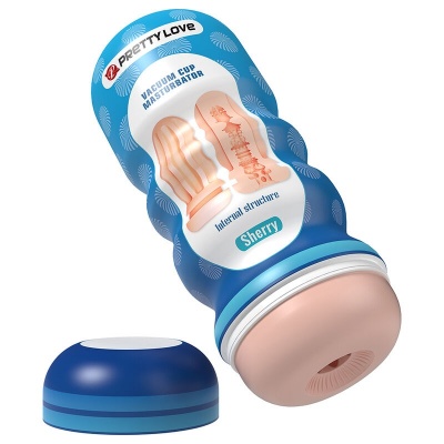 Pretty Love Sherry Vagina Masturbator with Suction Cup - image 3