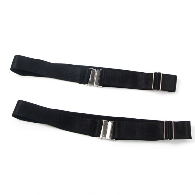 Subblime Adjustable Buckle Leg Rings Black - image 2