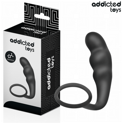 Addicted Toys Anal Plug with Ring Silicone Model 4 - image 2